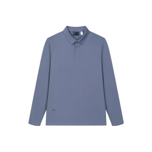 FILA Поло Мужское Фиолетовое Светло-Синий