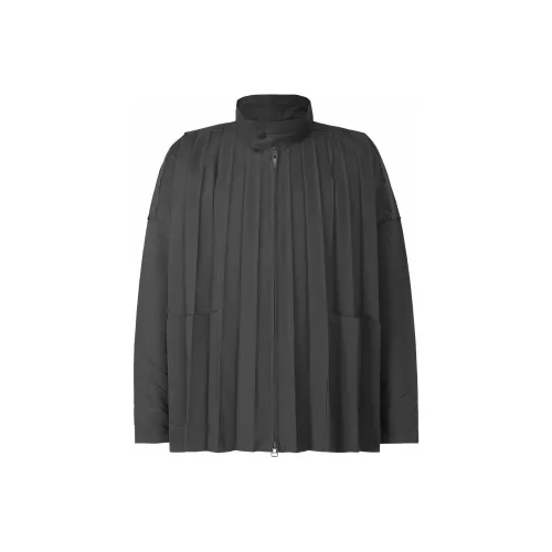 Homme Plissé Issey Miyake Черные Мужские Рубашки