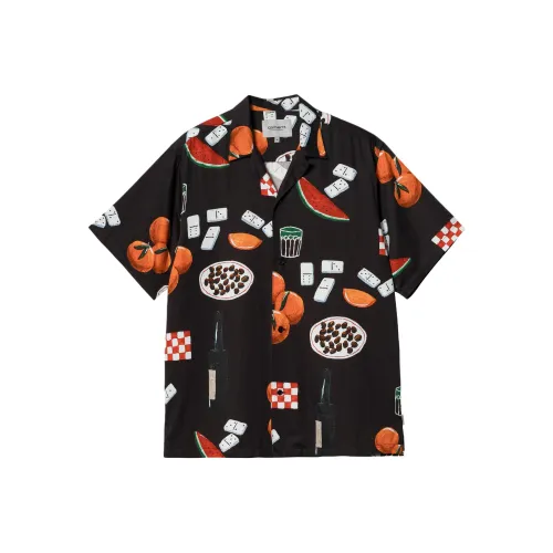 Carhartt WIP SS24 S S Isis Maria Dinner Рубашка Мужская Черная