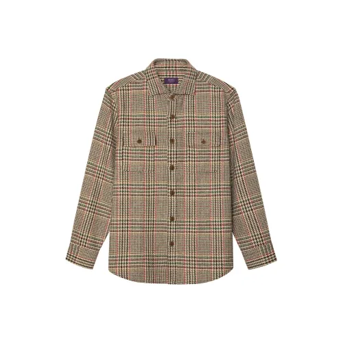 SKARO Рубашка Мужская Многоцветная Гусиная лапка