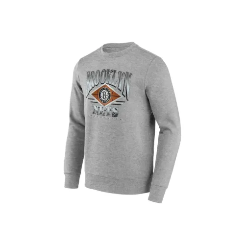 NBA Brooklyn Nets Fanatics Phase Толстовка Мужская Серого цвета