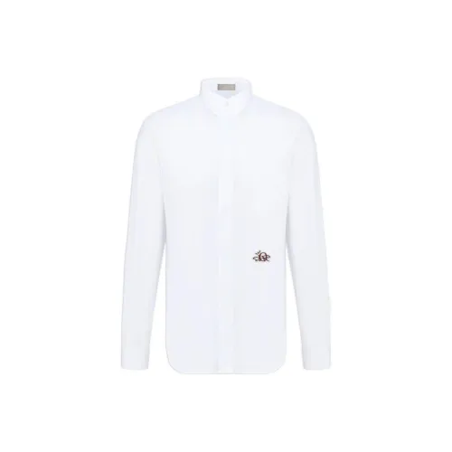 DIOR x Travis Scott FW22 Рубашка Мужская Белая