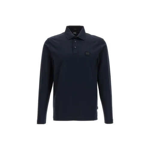 Hugo Boss Поло Мужское Темно-синий