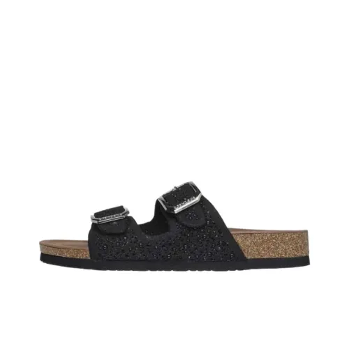 Skechers ARCH FIT GRANOLA Амортизация Слипоны Женские Черный