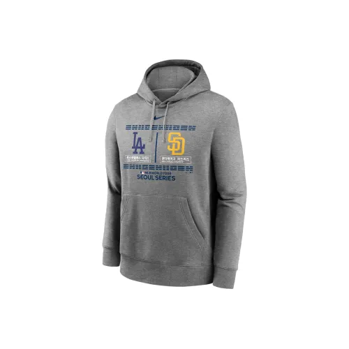 nike 2024 MLB World Tour Seoul Series Клуб Толстовка Мужская Серый