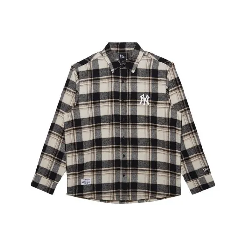 New Era Черные Унисекс Рубашки