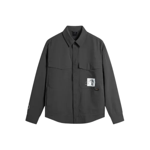 LINING Рубашка Мужская Обсидиан Серый