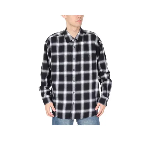 XLARGE совместный бренд Мужская рубашка черного цвета