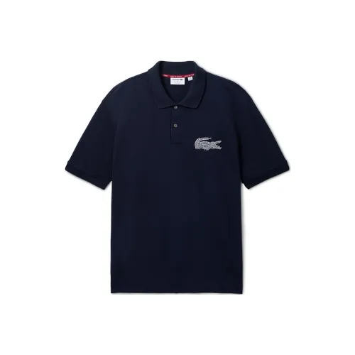 LACOSTE Collaboration SS22 Поло Мужское Темно-синий