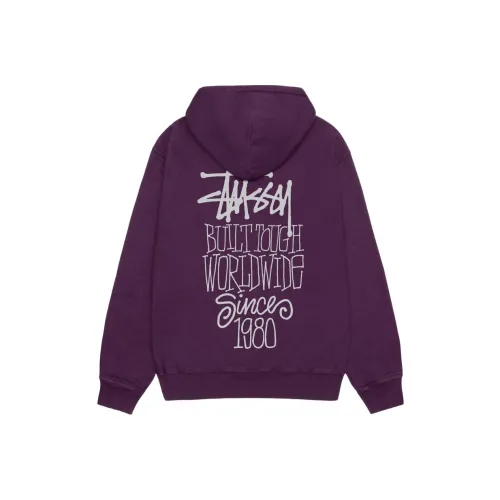 Stussy Праздник FW23 BUILT TOUGH Толстовка ПИГМЕНТ Окрашенный Свитшот Унисекс