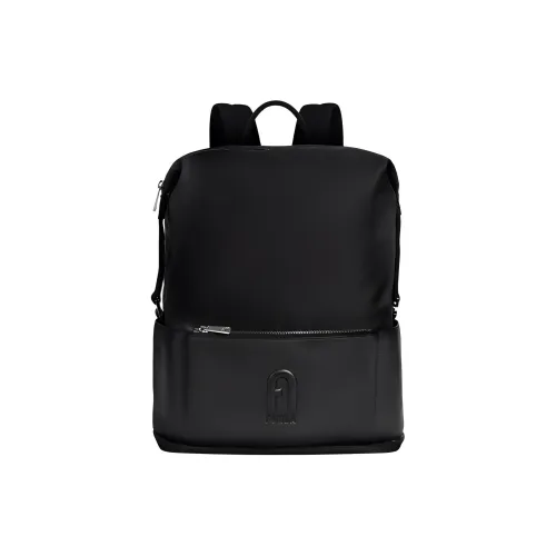 Furla Nylon Backpack Medium Men's Black