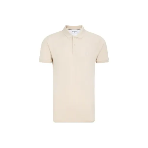 Calvin Klein Поло Мужское Светлый Лотосовый корень Розовый