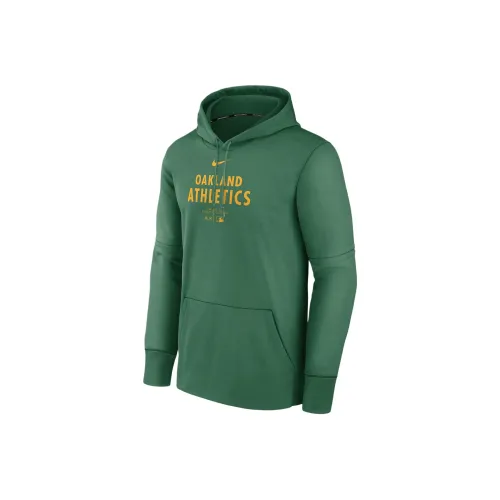 nike Oakland Athletics Authentic Collection Practice Sweatshirt Men's Green
