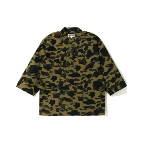A BATHING APE Army Green Мужские Рубашки
