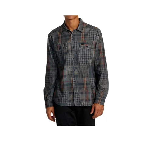 RVCA FW24 Рубашка Мужская Морской Синий