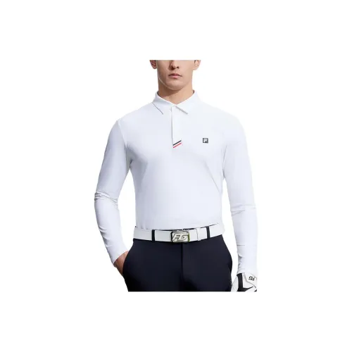 FILA GOLF серия Нефритовый Белый Мужская Поло