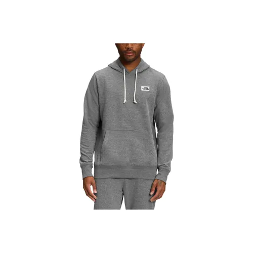 The North Face Мужской Heritage Patch Pullover Hoodie Sweatshirt Men's Gray