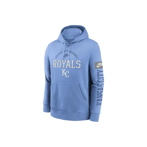 nike Kansas City Royals Cooperstown Splitter Клуб Толстовка Мужская Небесно-голубая