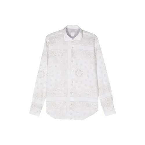 Eleventy FIRSTCLASS Made IN Italy SS24 Рубашка Мужская Бежевая