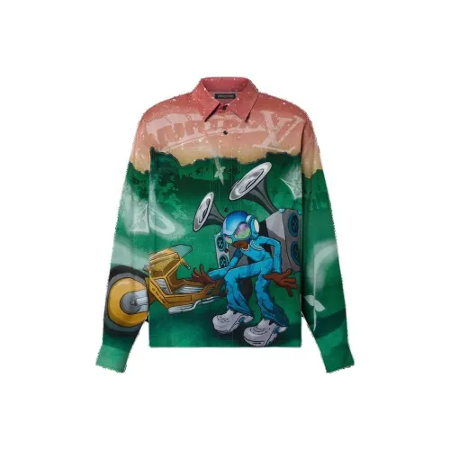 LOUIS VUITTON FW23 Рубашка Мужская Многоцветная