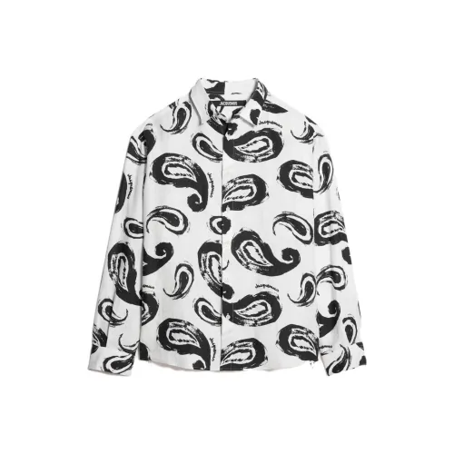 Jacquemus X Saks Co Бренд SS23 Белый Черный Мужские Рубашки