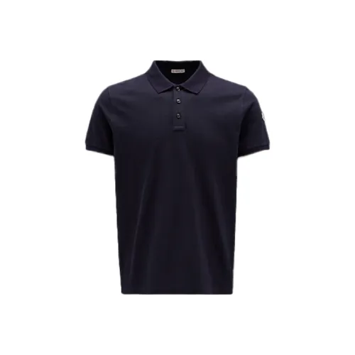 MONCLER FW22 Темно-синий Синий Мужское Поло