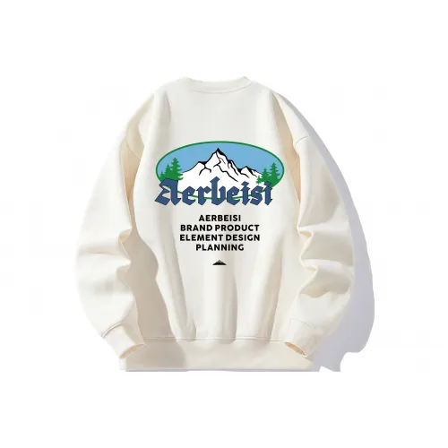 AERBEISI Кремовый Унисекс Свитшоты