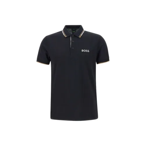 Hugo Boss Мужская черная поло