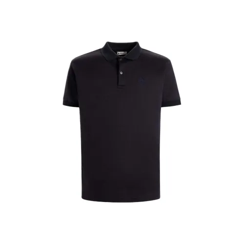 BALLY FW24 Поло Мужское Морской Синий