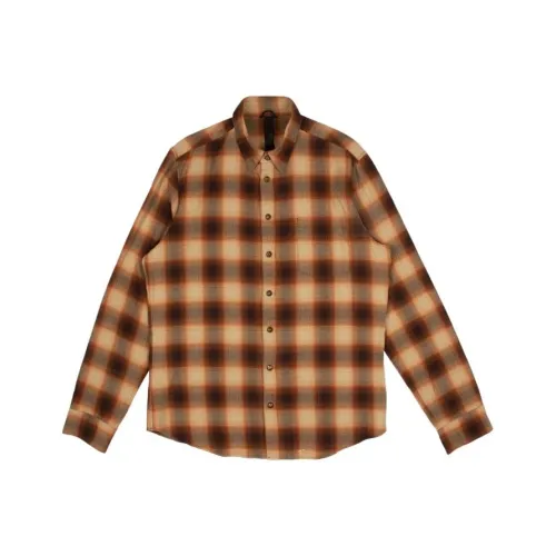Chrome Hearts Желто-коричневые Унисекс Рубашки