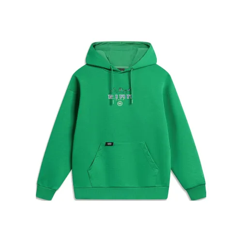 LINING Sports Life Collection Толстовка Унисекс Бирюзовый Зеленый