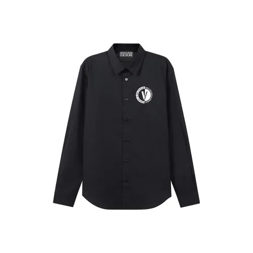 VERSACE JEANS COUTURE SS23 Рубашка Мужская Черная