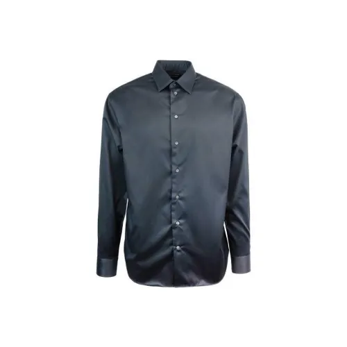 EMPORIO ARMANI Рубашка Мужская Черная