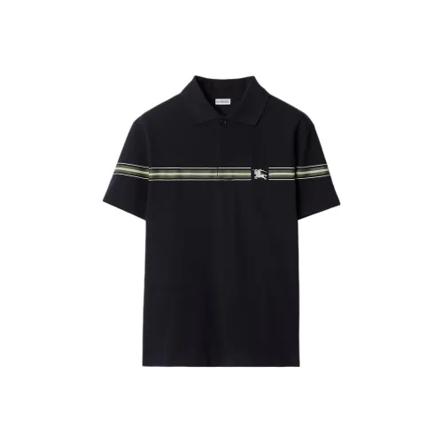 Burberry FW24 Polo Мужской Индиго