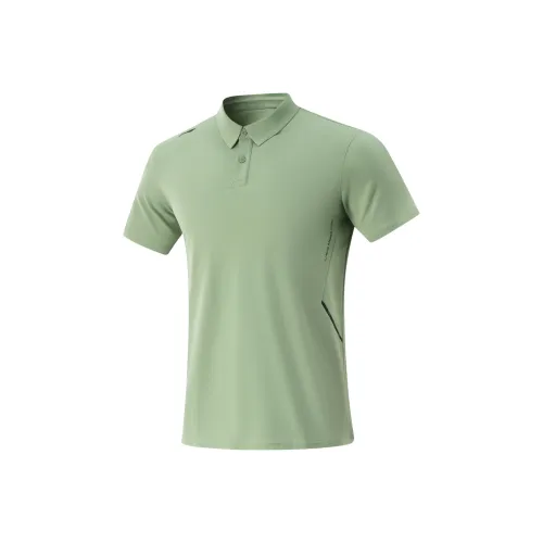 Подкладка Fitness Series Поло Мужское Горох Зеленый