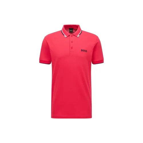 Hugo Boss Поло Мужское Розовое