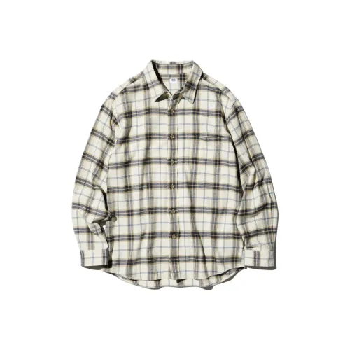 UNIQLO Рубашка Unisex Light Бежевый