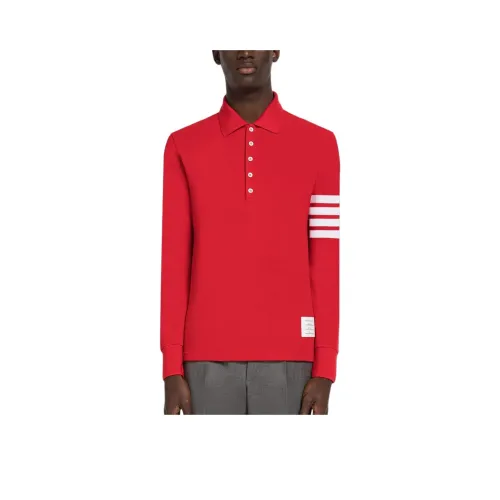 THOM BROWNE· FW24 Поло Мужское Red