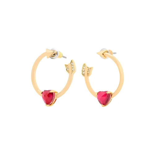 Kate Spade Серьги из меди унисекс красный