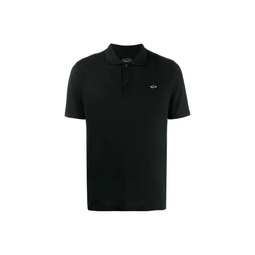 Paul & Shark Мужская черная поло рубашка