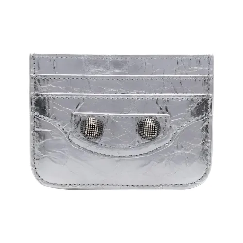 Balenciaga Le Cagole Овечья шкура Картхолдер Женская серебряная