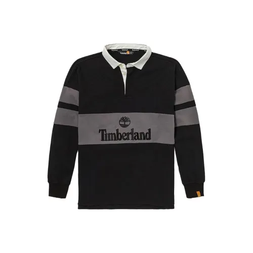 TIMBERLAND Черное унисекс-поло