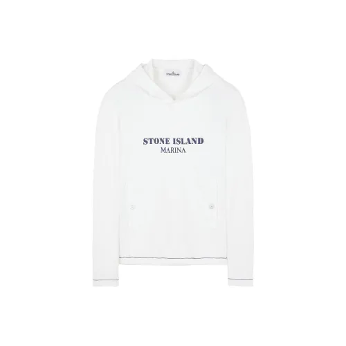 STONE ISLAND SS24 Свитшот Мужской Белый