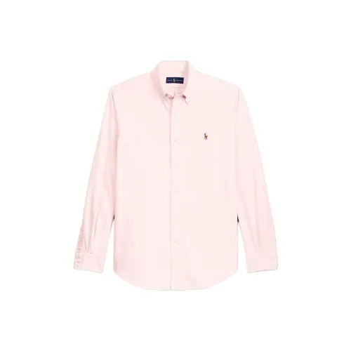 Polo Ralph Lauren SS24 Рубашка Мужская Розовая