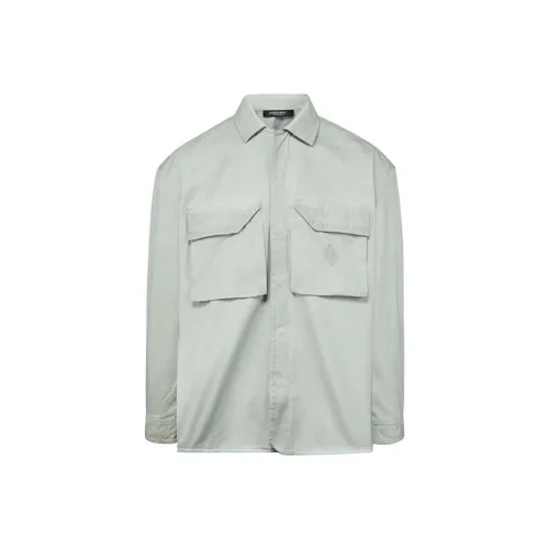 A COLD WALL* Серый Зеленый Мужская Рубашка