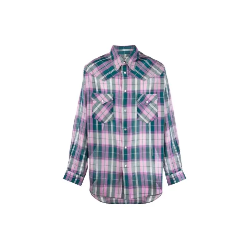 ISABEL MARANT Фиолетовые Мужские Рубашки