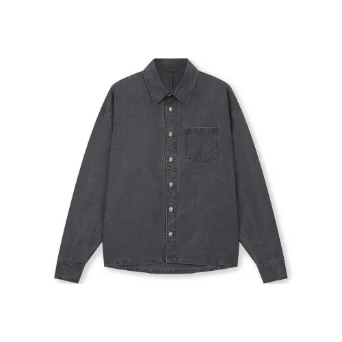 DICETINY Рубашка Унисекс Дымчатый Серый