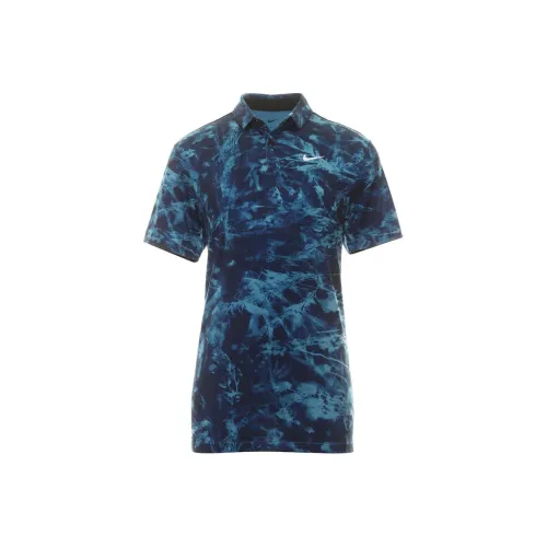 Nike Holland Синий Мужское Поло