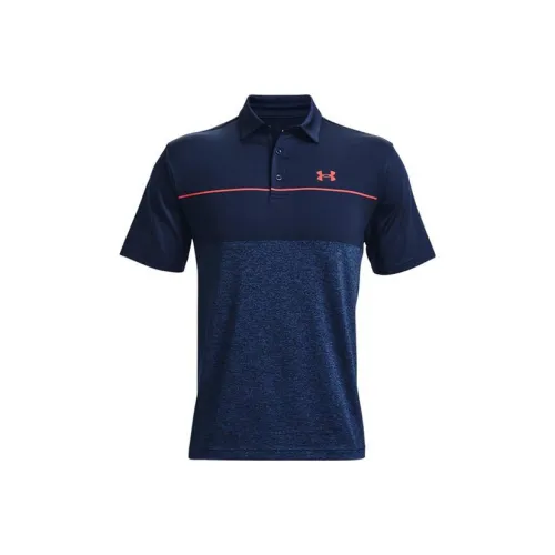 Under Armour Темно-синяя мужская поло