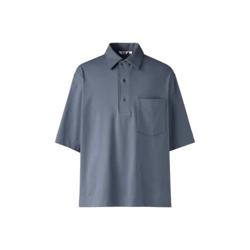 Uniqlo U Collection SS25 Поло Мужское Серое